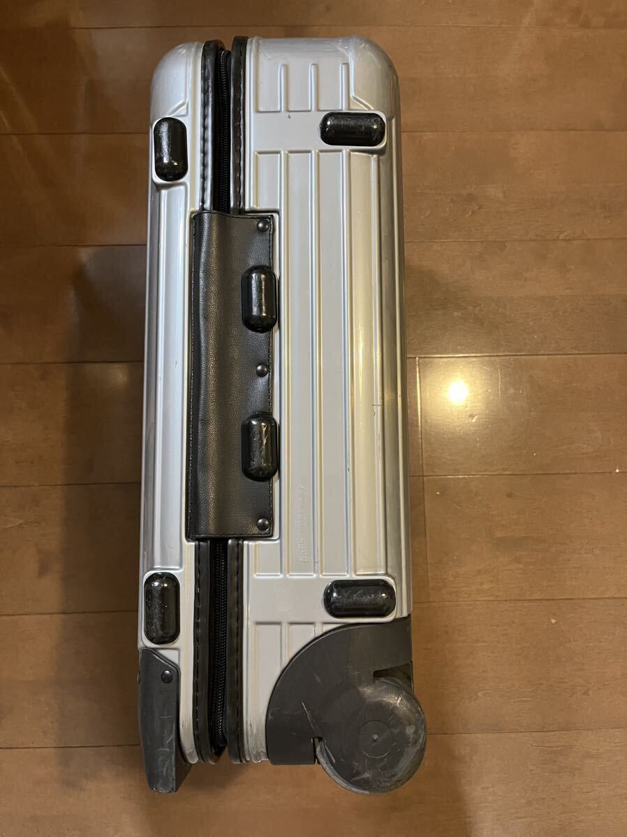 リモワ RIMOWA サルサ シルバー 光沢 2輪 機内持ち込み 32L スーツケース トロリー コロコロ 旅行鞄の画像6