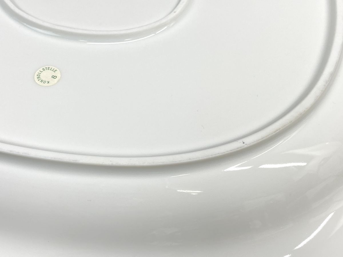 【E125】新品 未使用 ローゼンタール Rosenthal studio-line オーバルプレート 大皿 ゴールドライン 33cm ブランド食器 洋食器 b_画像5