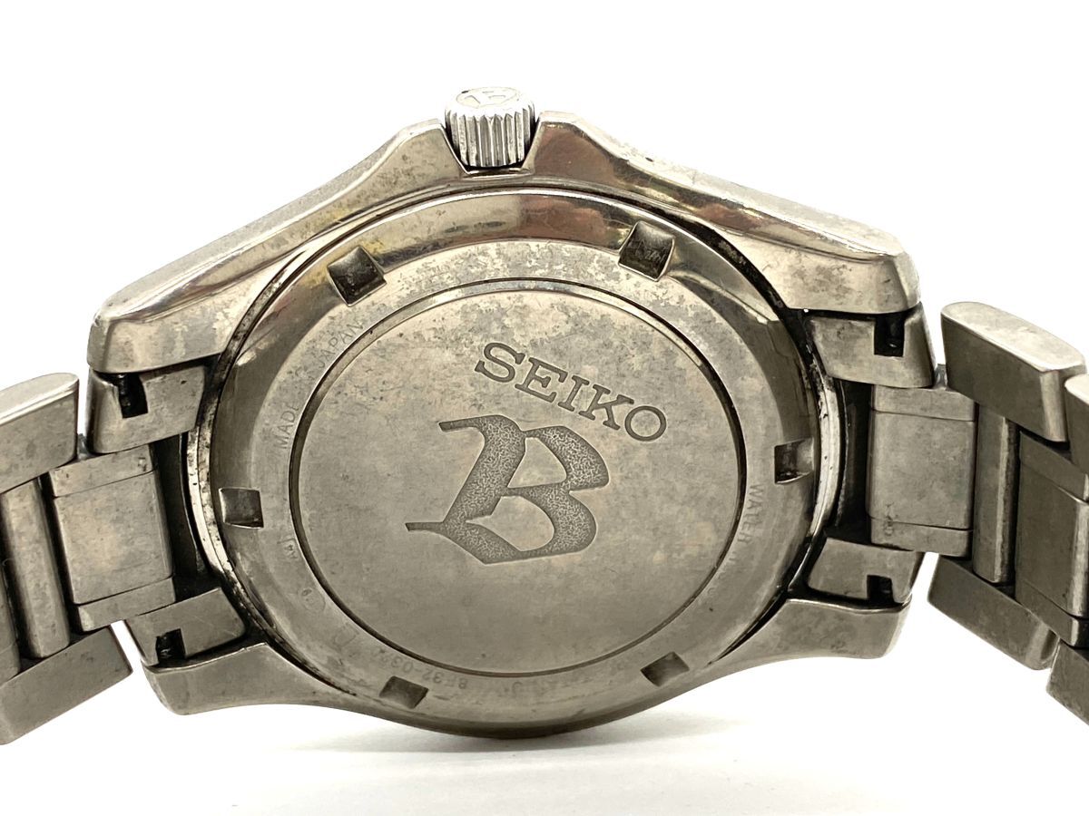 【E160】SEIKO セイコー 2点セット ブライツ パーペチュアル 8F32-0320 クオーツ 白文字盤/H449-5360 アナログ デジタル 腕時計 b_画像8