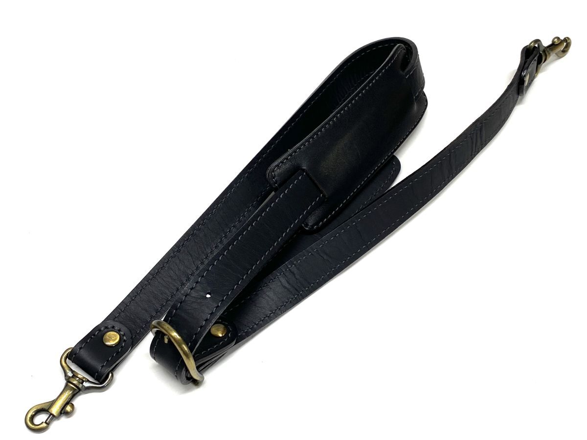 [E346] ultimate beautiful goods RED BRIDGE leather Dulles bag 2way black key attaching handbag / shoulder men's business business trip etc. .