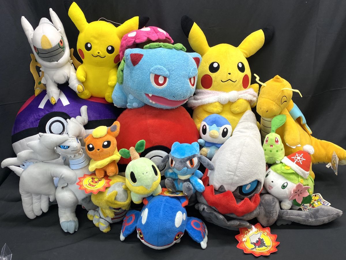 【E348】ポケモン ぬいぐるみ 17点セット まとめ売り ポケモンセンターなど ポケットモンスターの画像1