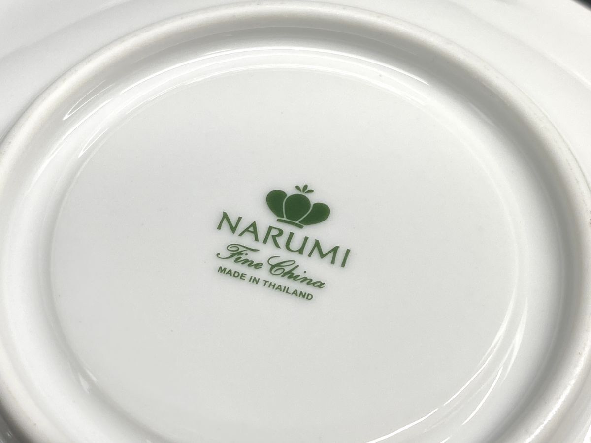 【E481】新品 未使用 NARUMI ナルミ カップ&ソーサー 5客セット 40494-32304 花柄 アソート柄 ティーカップ 洋食器 b_画像7