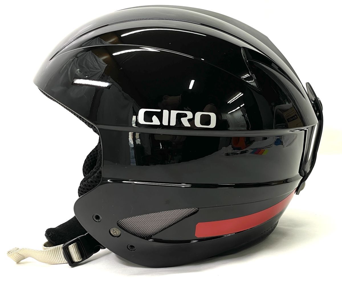 【E056】中古美品 GIRO ジロ スキー/スノーボードヘルメット SESTRIERE/S188 BLACK サイズL 57〜59cm スノボーの画像4