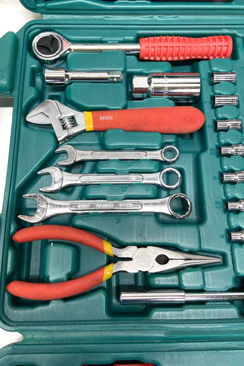 [E463] прекрасный товар набор инструментов / набор инструментов 2 коробка с футляром DIY и т.п. . Driver ключ Hammer плоскогубцы и т.п. 