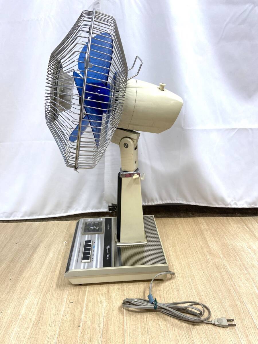 【E258】動作確認済み 昭和レトロ SANYO 三洋 サンヨー EF-30HR 三枚羽 30cm 扇風機 タイマー付き アンティーク 当時物 ビンテージ bの画像3