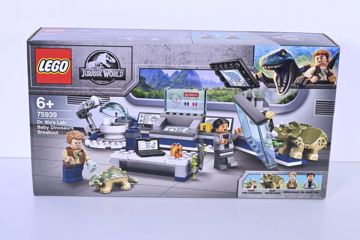 未開封新品 レゴ LEGO ジュラシック・ワールド ウー博士の研究所:赤ちゃん恐竜の脱走 75939の画像1