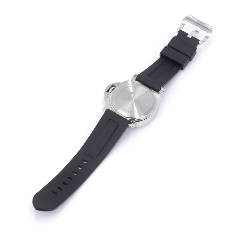 [3年保証] パネライ メンズ ルミノールベース8デイズ PAM00914 X番 ステンレス ブラック文字盤 手巻き 腕時計 中古 送料無料_画像3