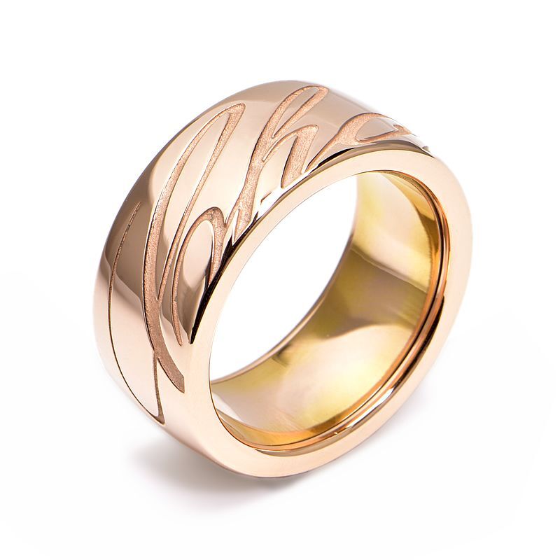  Chopard Chopard tisimo23.5 номер 826580-5121 K18RGtisimo кольцо широкий ширина futoshi чистое золото rose Gold металлы 22.0g б/у бесплатная доставка 