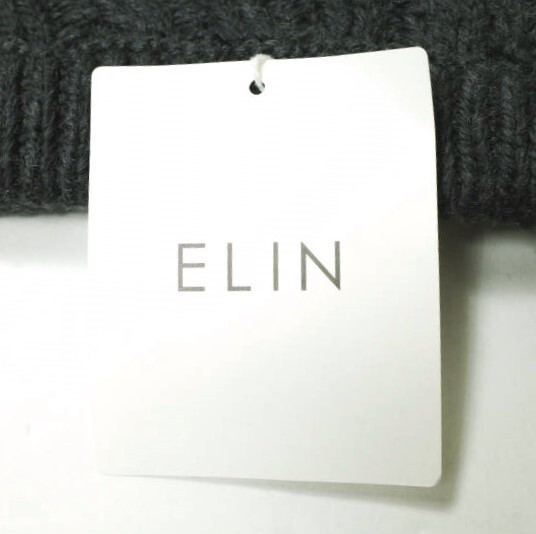 新品 ELIN エリン ニットビスチェ 11705-15-0703 Free(00) MID GREY セーター ケーブル キャミソール トップス g12584_画像3
