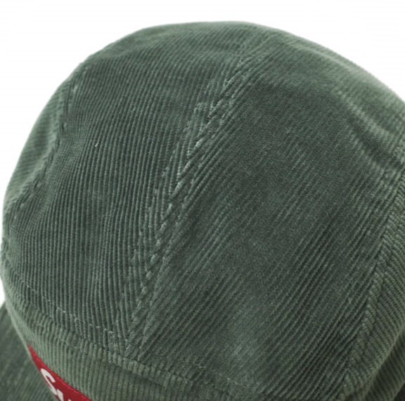 新品 SUPREME シュプリーム 23AW Corduroy Camp Cap コーデュロイキャンプキャップ Grey WEEK9 ボックスロゴ ジェットキャップ 帽子 s18585_画像4