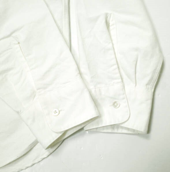 BEAMS PLUS ビームスプラス 日本製 アメリカンオックスフォード ボタンダウンシャツ クラシックフィット 11-11-6191-139 S WHITE g16497_画像6