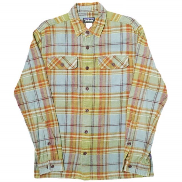 PATAGONIA パタゴニア 12AW M's Fjord Flannel Shirt メンズフィヨルドフランネルシャツ 53947 S CJS オーガニックコットン チェック_画像1