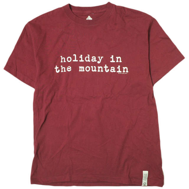 MOUNTAIN RESEARCH マウンテンリサーチ 23SS h.i.t.m. Tee ロゴプリントTシャツ MTR-3696 L RED/WHITE 半袖 トップス g16104の画像1