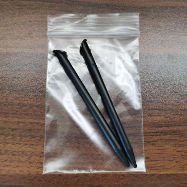NEW ニンテンドー3DS LL タッチペン 2本セット ブラック ゲーム ②