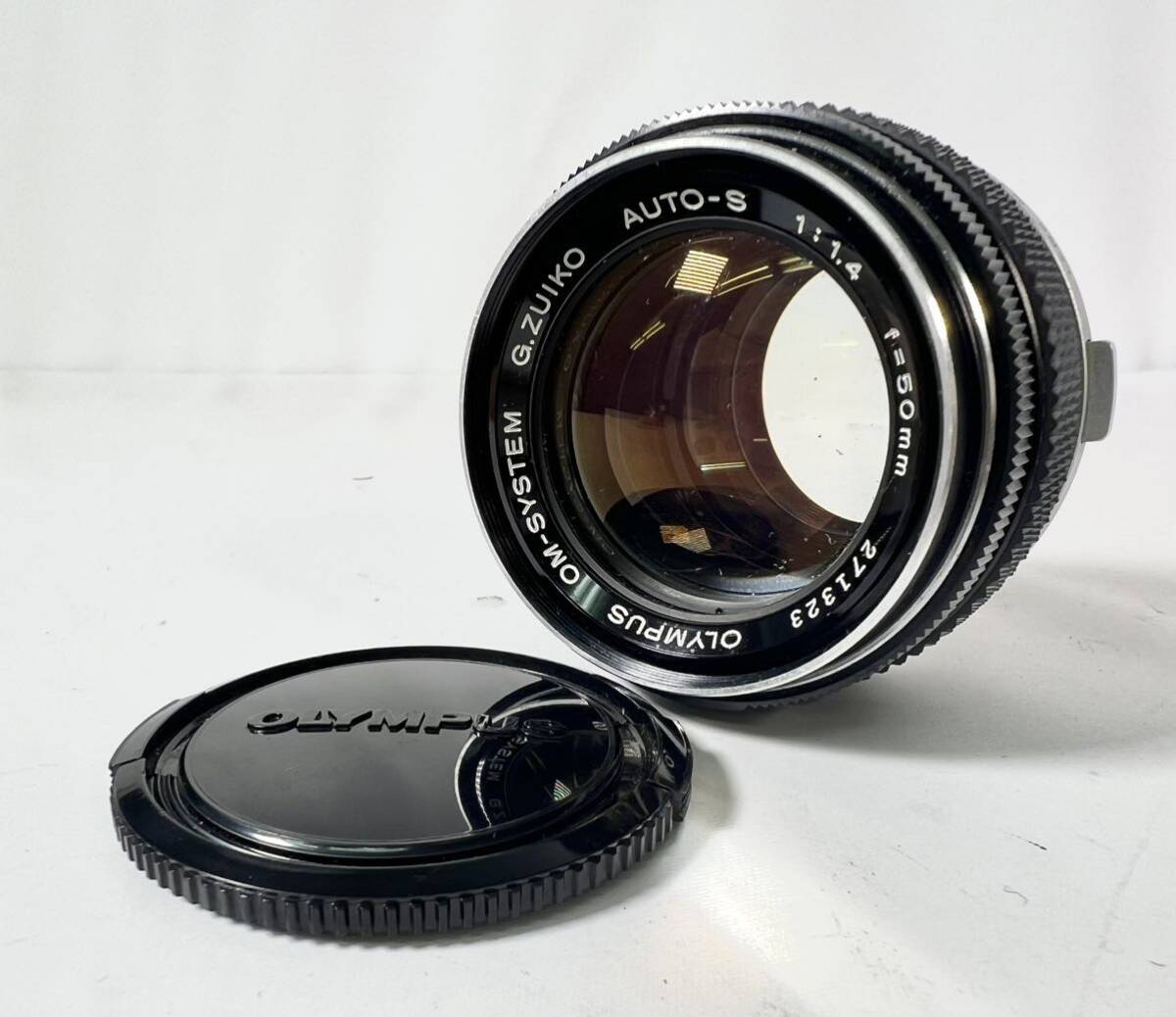 【売り切り】【中古品】OLYMPUS オリンパス OM-SYSTEM G.ZUIKO Auto S 1:1.4 f=50mm 単焦点レンズ の画像1