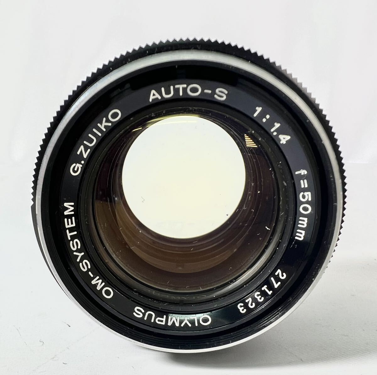 【売り切り】【中古品】OLYMPUS オリンパス OM-SYSTEM G.ZUIKO Auto S 1:1.4 f=50mm 単焦点レンズ の画像2