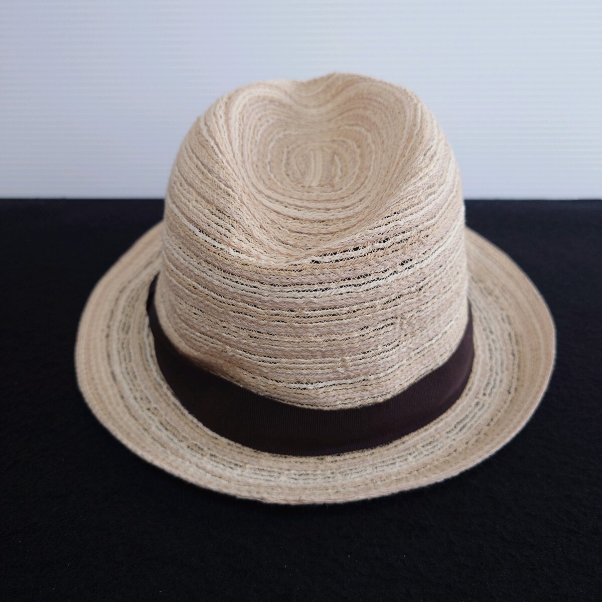 Zukin 日本製 中折れハット 帽子 Lサイズ レディース ベージュ_画像4