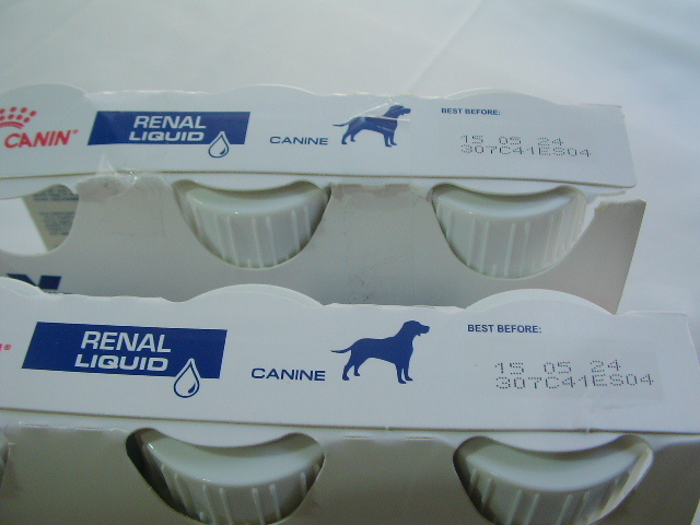 未使用 犬用 ロイヤルカナン 腎臓 サポート リキッド 200ml 5本 ＆ シリンジ 50ml 2本 トップシリンジ リーナルリキッド RENAL LIQUID _期限5月になります。