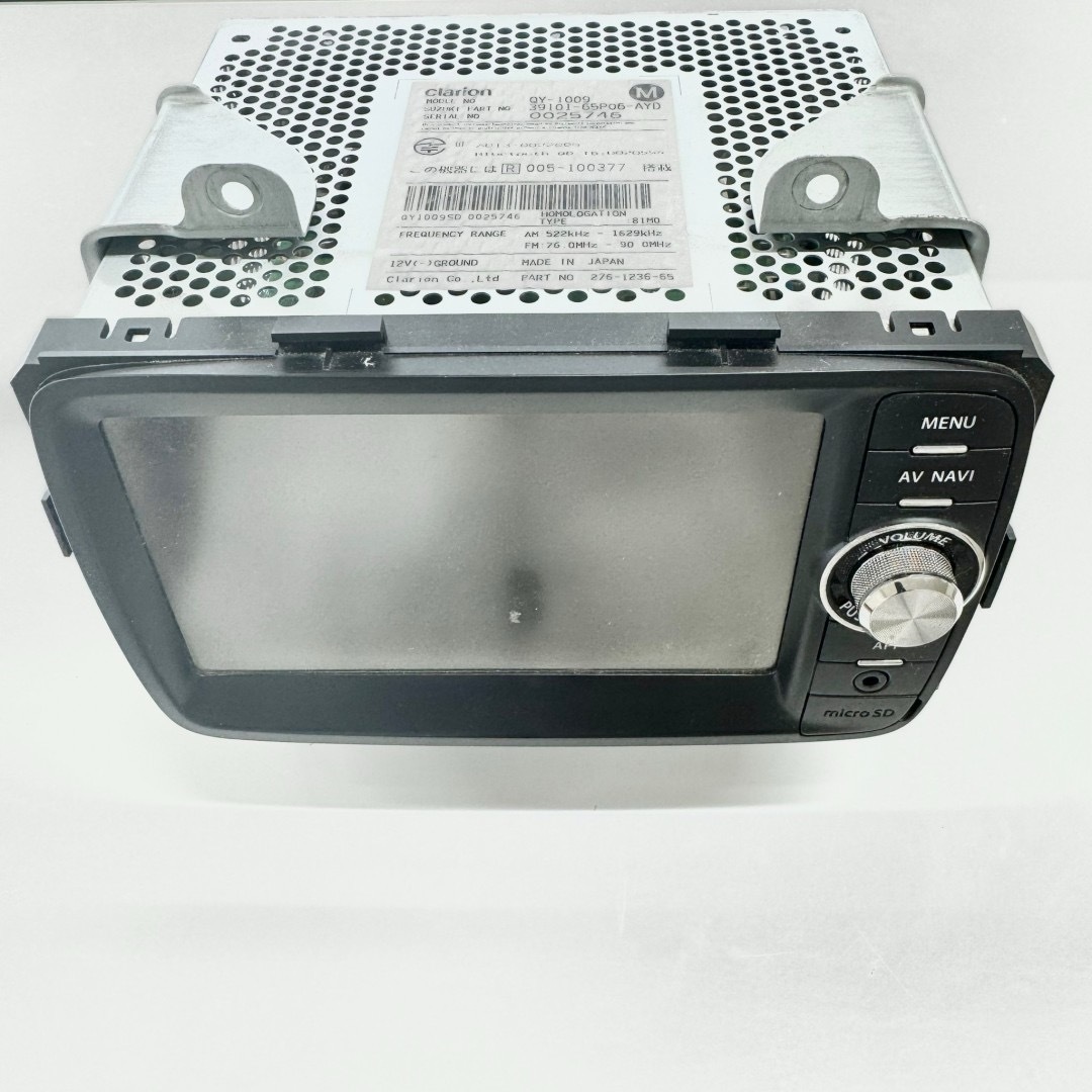 スズキ 純正 clarion QY-1009 39101-65P06-AYD メモリーナビ スズキ 純正 clarion QY-1009 39101-65P06-AYD メモリーナビ