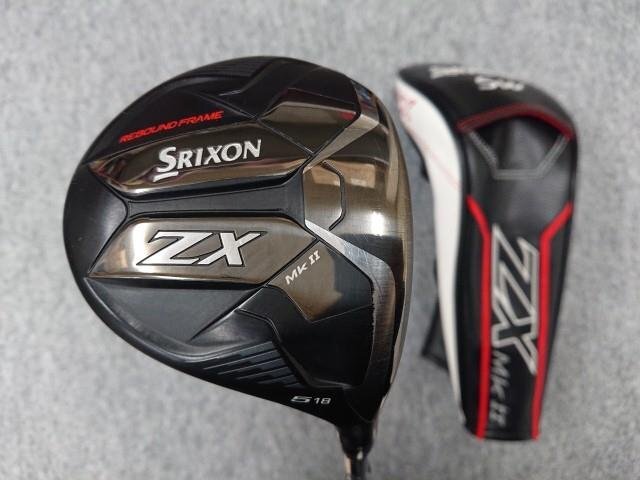 @【中古】 美品！ スリクソン ZX5 MKⅡ MK2 フェアウェイウッド 5W 18° 純正カーボン Diamana MKII 50 for SRIXON (S) 日本 ダンロップ_画像1