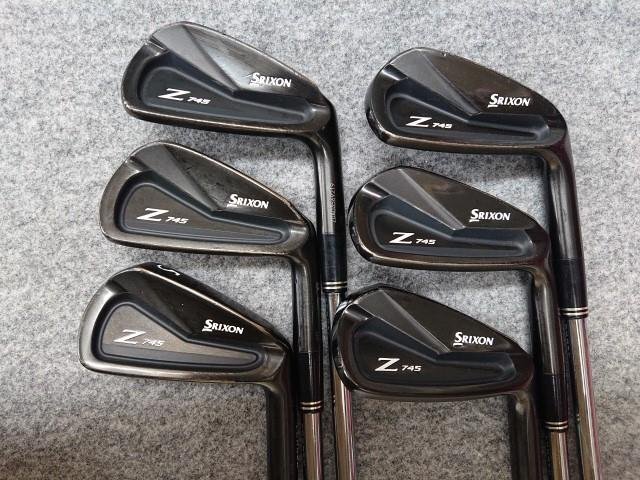 限定 SRIXON Z745 ブラック アイアン #5-PW 6本 デザインチューニング Dynamic Gold D.S.T (S200) 日本仕様 スリクソンの画像1