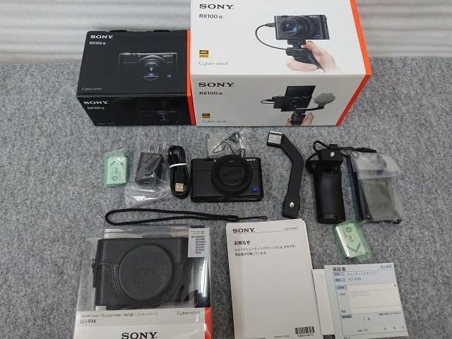 @【中古】 新品同様 SONY サイバーショット RX100 Ⅶ ブラック デジタルカメラ Cyber-shot デジカメ ソニー ジャケットケース付_画像1