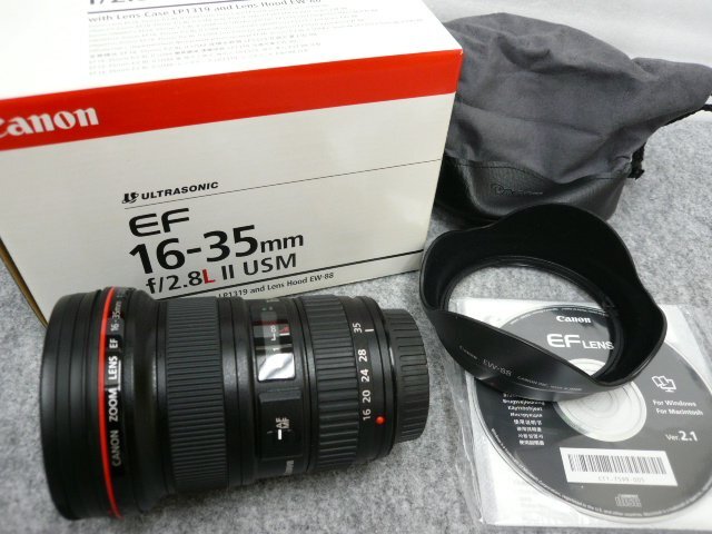 @【未使用品】 Canon キヤノン EF16-35mm F2.8L II USM 交換レンズ_画像1