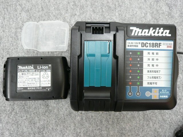 @【未使用品】 マキタ 充電式インパクトドライバ TD171DRGX AB オーセンティックブラウン 18V 6.0Ah バッテリ2本・充電器・ケース付_画像6