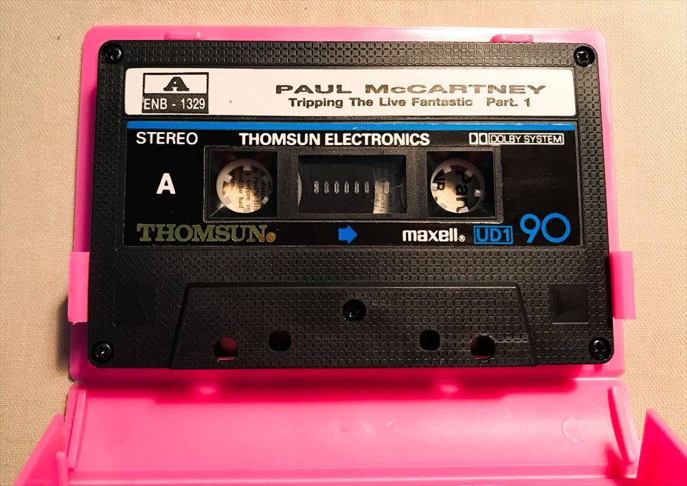◆アラブ首長国連邦ORG カセットテープ◆ PAUL McCARTNEY / TRIPPING THE LIVE FANTASTIC PART 1 ◆の画像3