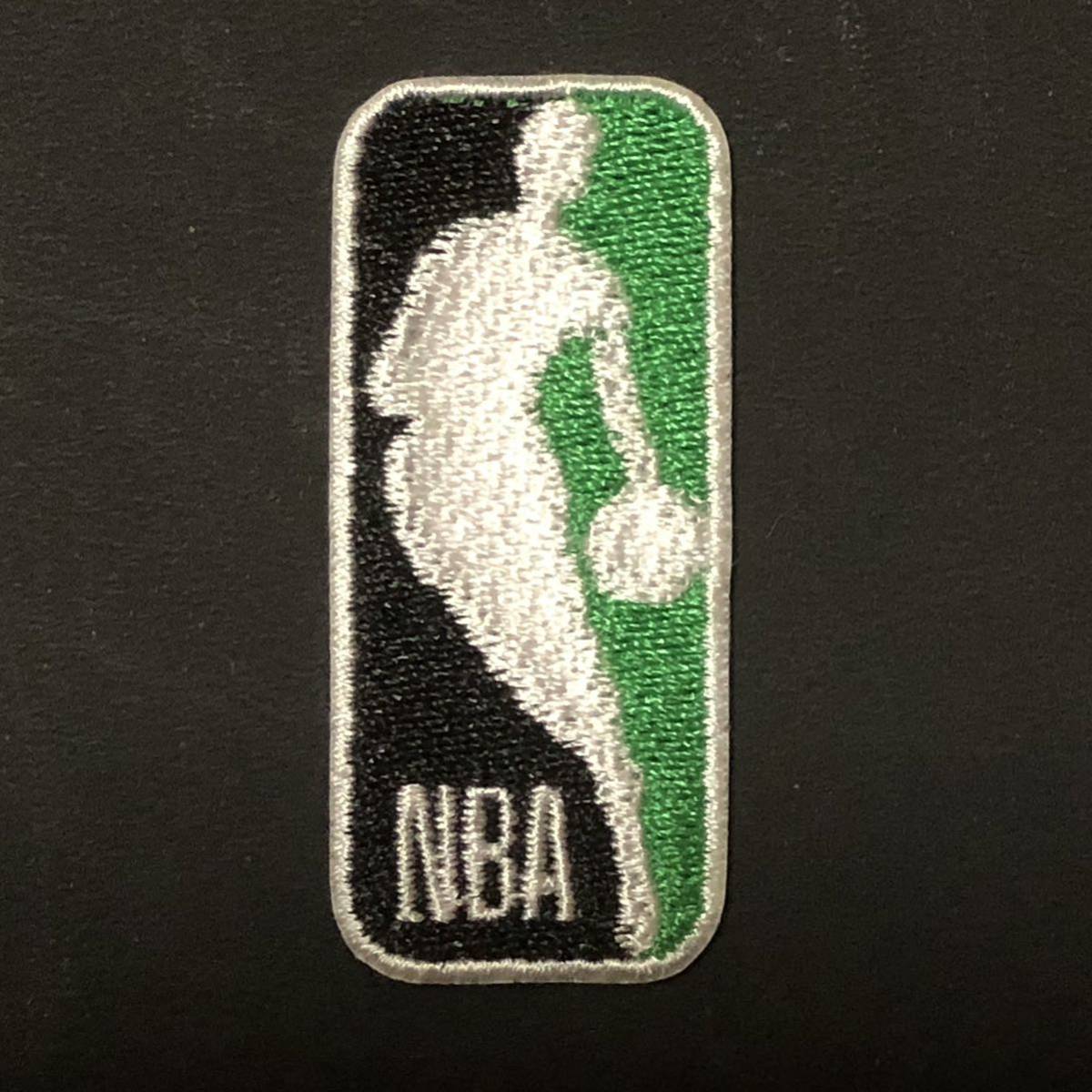 NBA ロゴ ミニサイズ ２枚セット ワッペン セルティックスカラーの画像2