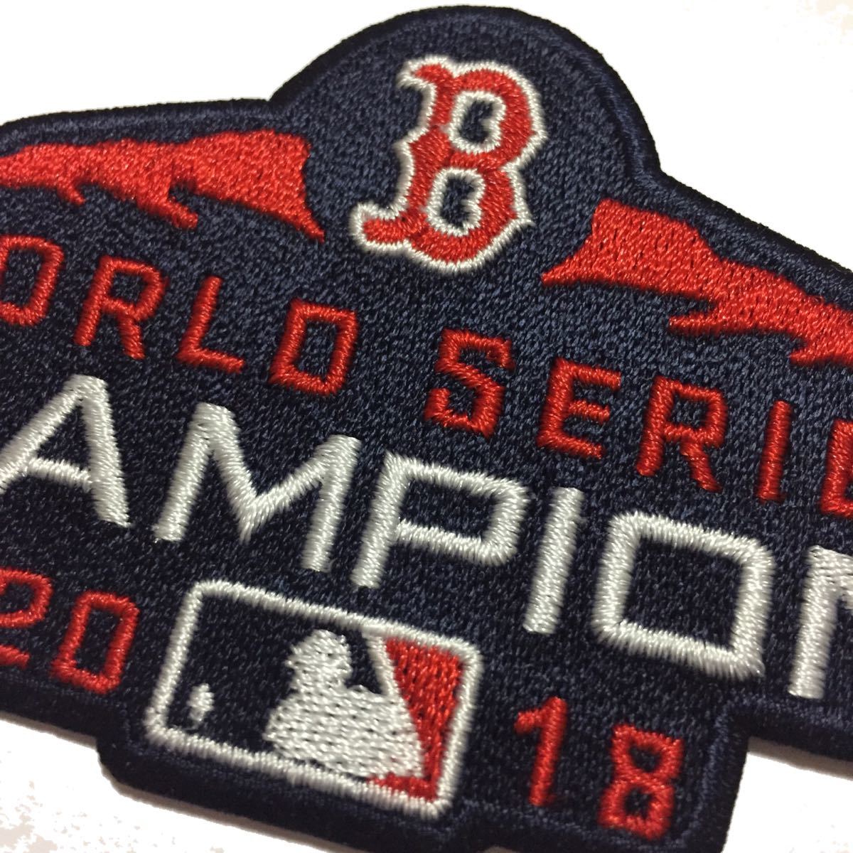 MLB ボストン レッドソックス 2018 ワールドシリーズ チャンピオン ワッペン_画像2