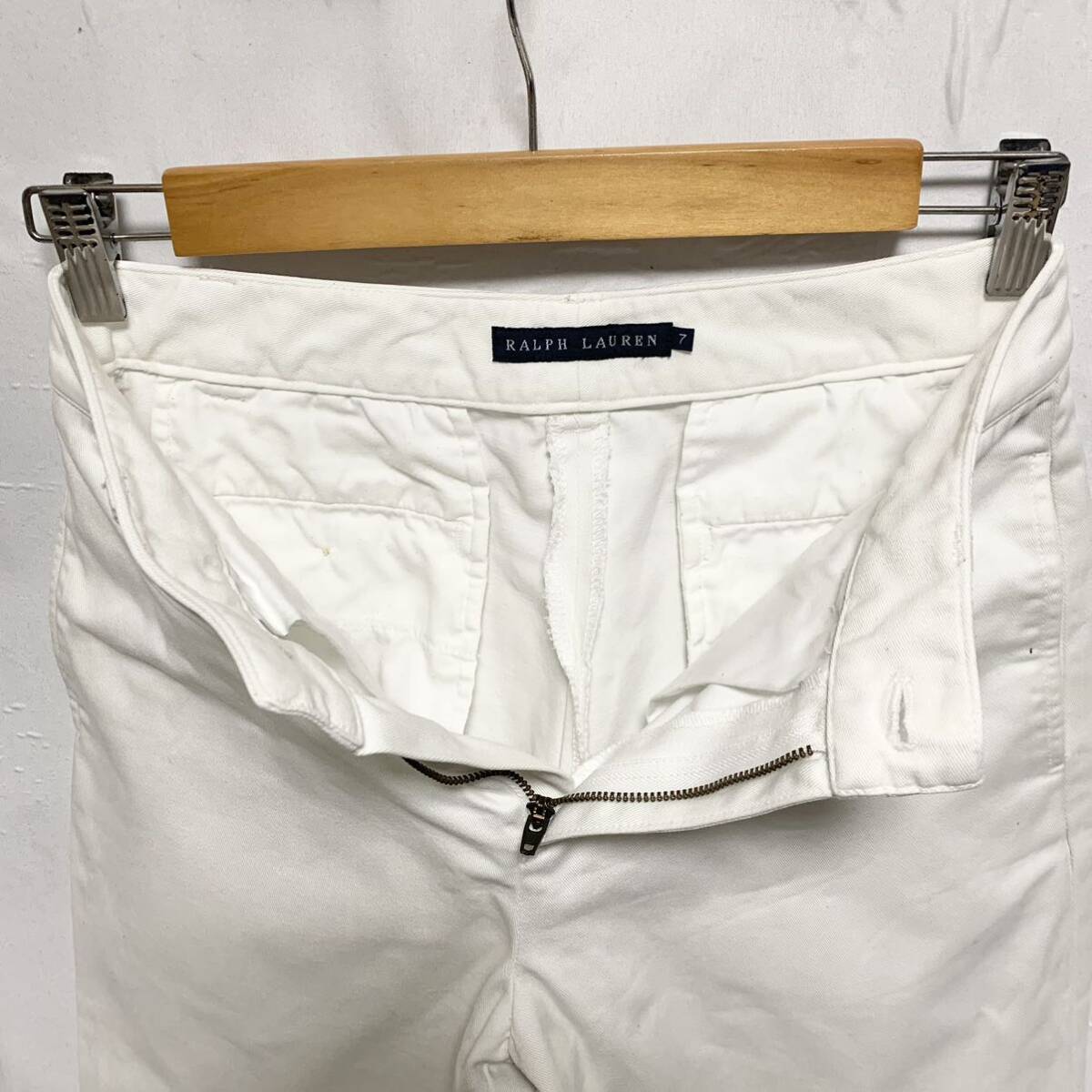 RALPH LAUREN Ralph Lauren POLO CHINO white pants chinos 7