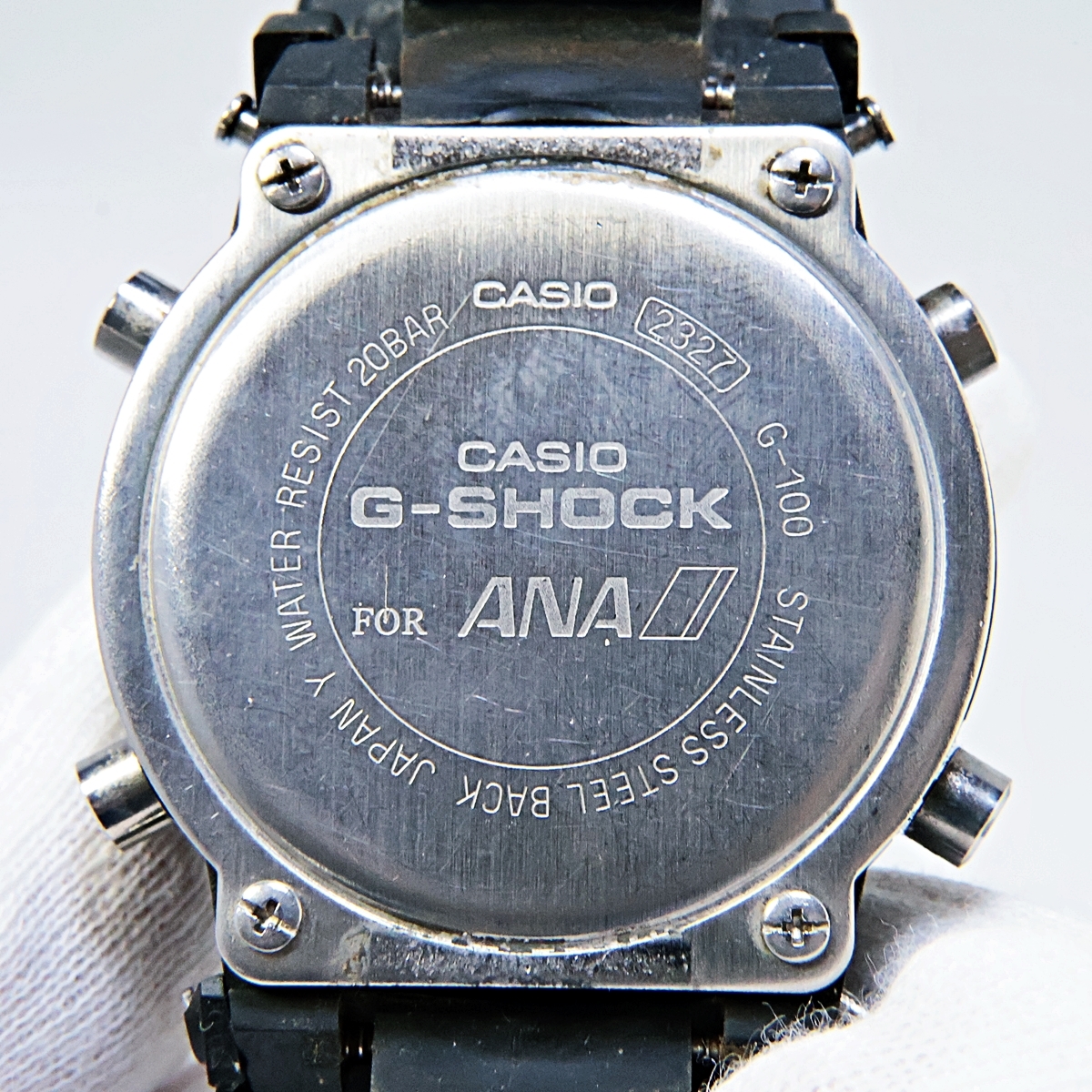 CASIO G-SHOCK ANA G-100 カシオ Gショック コラボモデル メンズ アナデジ 腕時計 難有り 003FCZFI92の画像4