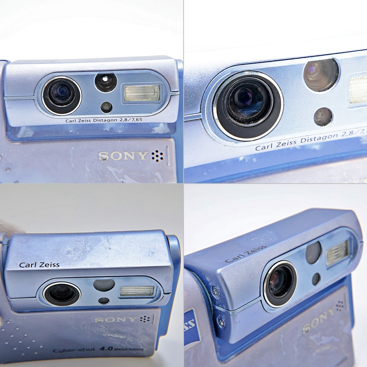 SONY Cyber-shot DSC-F77A ソニー サイバーショット コンパクトデジタルカメラ ブルー 難有り 005FOZFI02の画像4