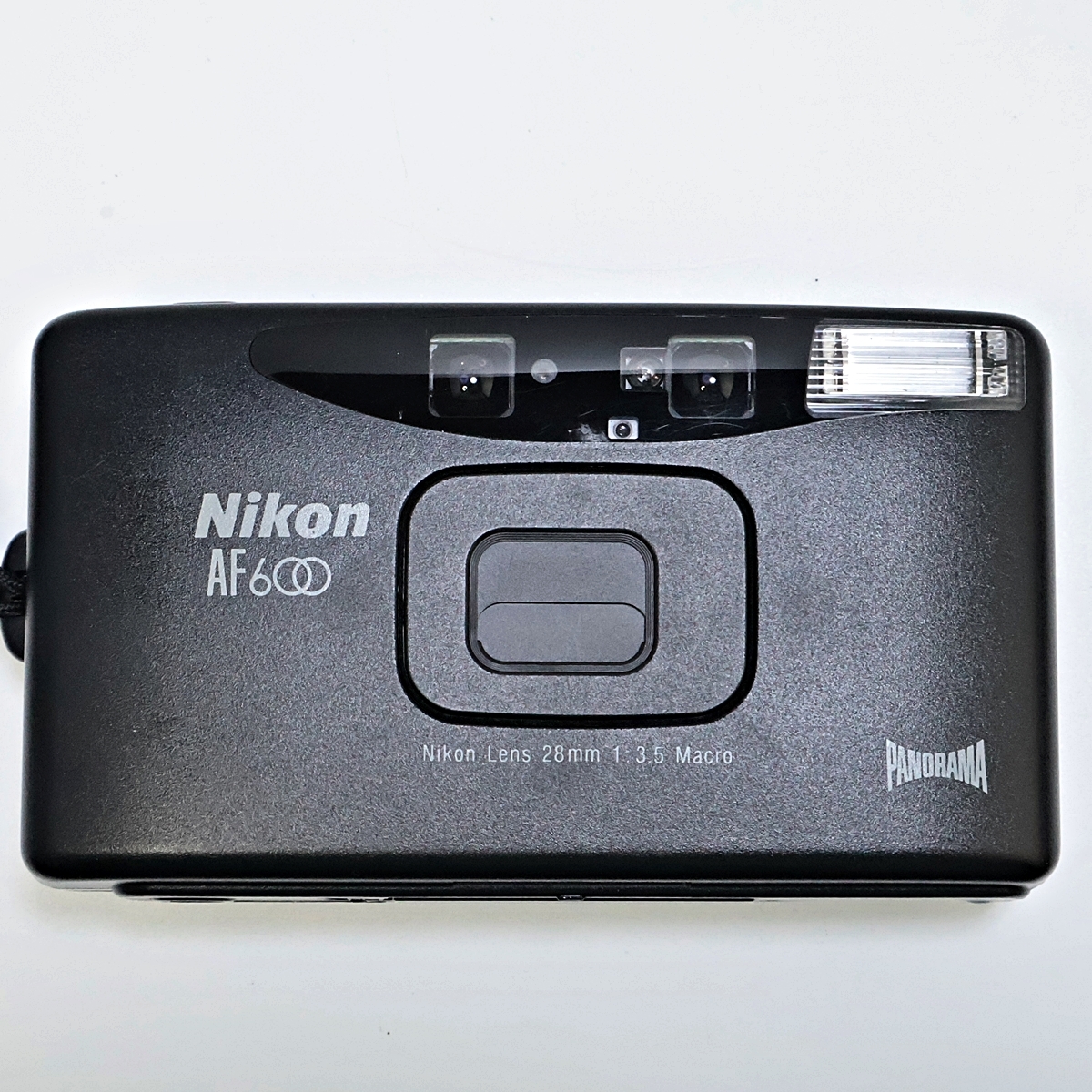 Nikon PANORAMA AF600 QUARTZ DATE Nikon Lens 28mm F3.5 Macro ニコン パノラマ コンパクトフィルムカメラ ケース付き 008FJZFI11の画像2