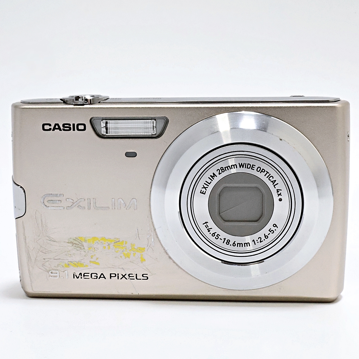 CASIO EXILIM EX-Z250 カシオ エクシリム コンパクトデジタルカメラ デジカメ ゴールド バッテリー付き 難有 003FUZFI38の画像3