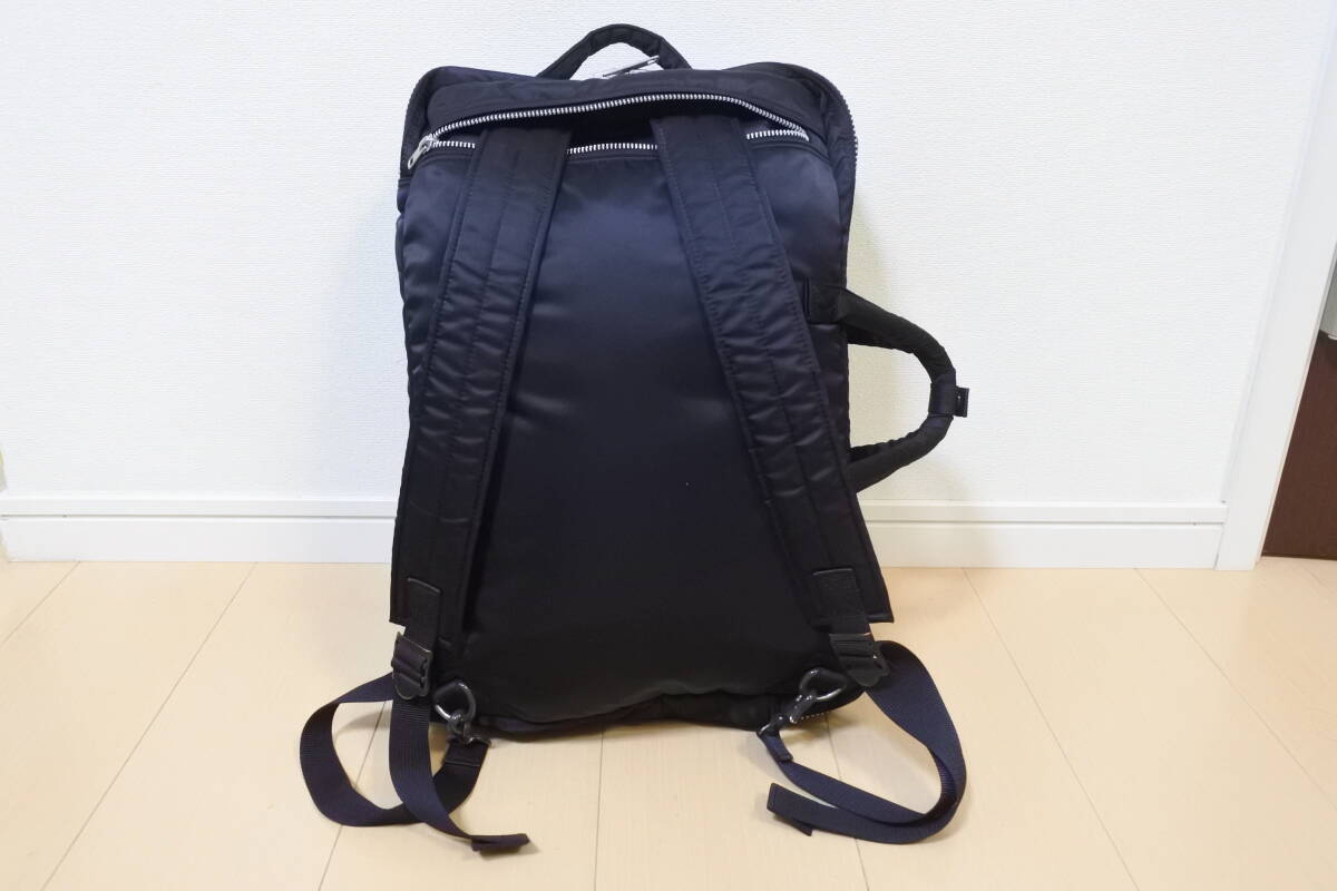 ☆美品☆PORTER ポーター タンカー 3way 2層式 ブリースケース リュック 黒☆_画像2