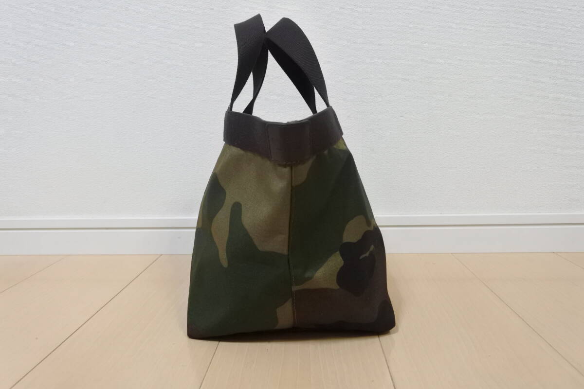 * beautiful goods *Herve Chapelier Herve Chapelier 707W tote bag camouflage -ju× mocha 