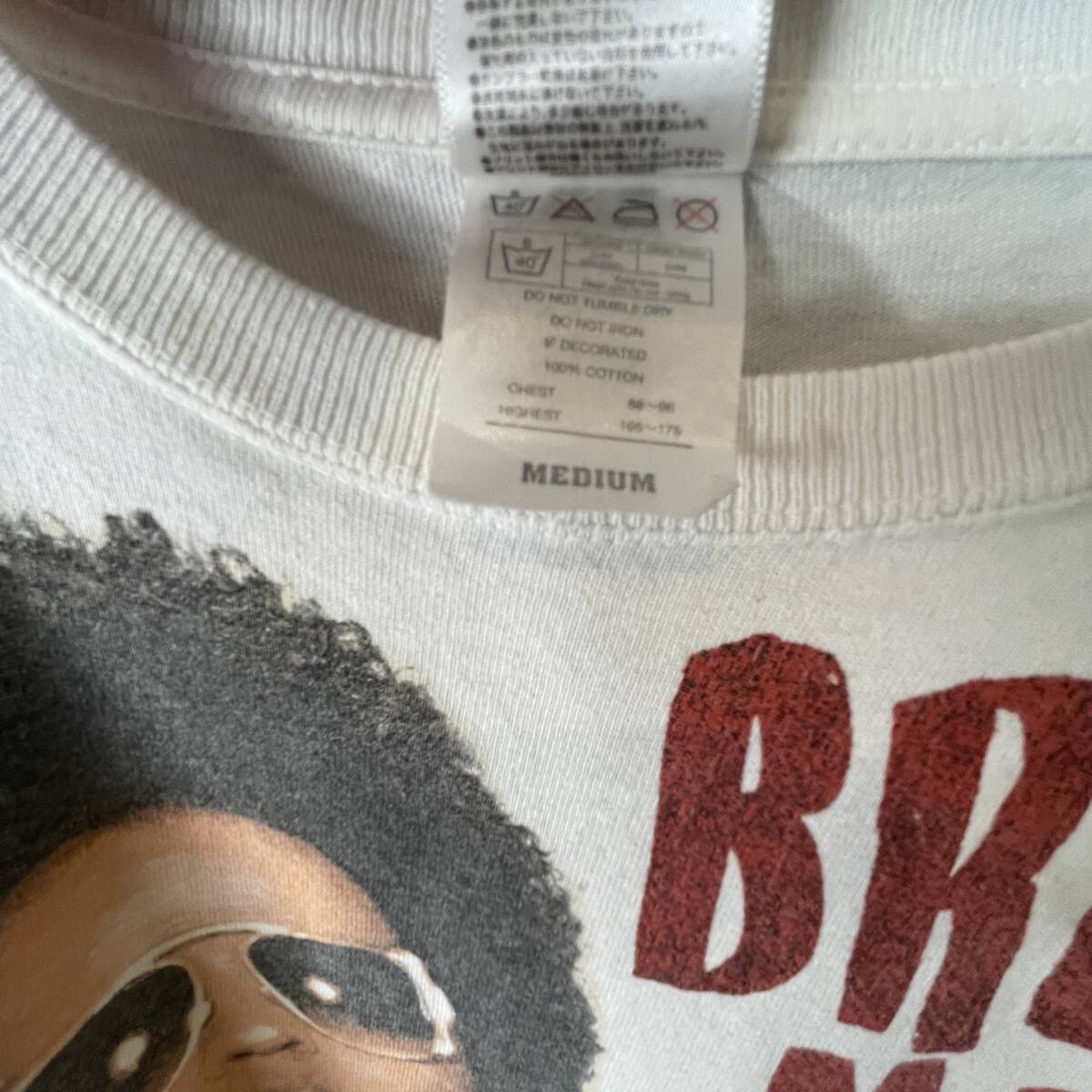 BRUNO MARS ブルーノ・マーズ ツアーTシャツ バンドTシャツ 白 Mの画像10