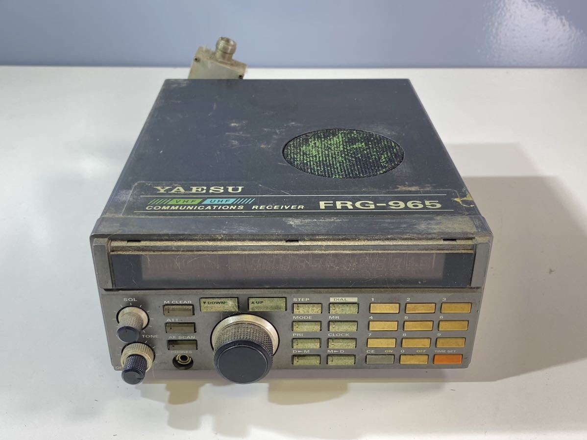 YAESU 8...  Yaesu  FRG-965 ... модель   получение известия ... ... полоса   полностью   режим   радиоприемник   любительский  беспроводной   трансивер   приемник   подержанный товар   контрольный TO289