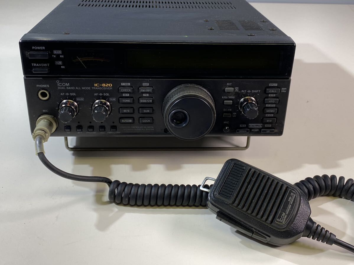 ★動作未確認 ICOM アイコム IC-820 アマチュア無線機 無線機 トランシーバー オールモード 中古品 現状品 管理TO294の画像2