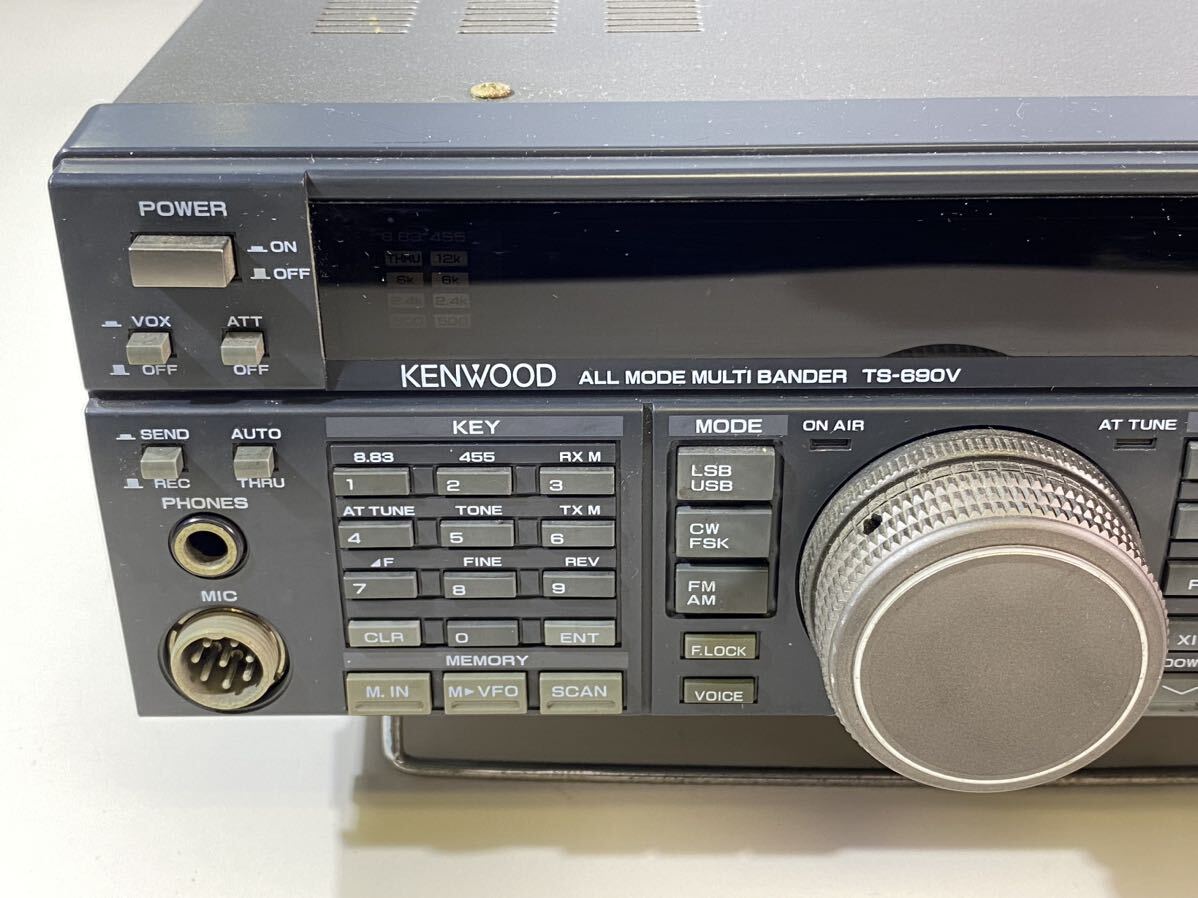 ★動作未確認 KENWOOD ケンウッド TS-690V アマチュア無線 無線機 トランシーバー HF オールモード マルチ パーツ 部品 中古品 管理TO297_画像3