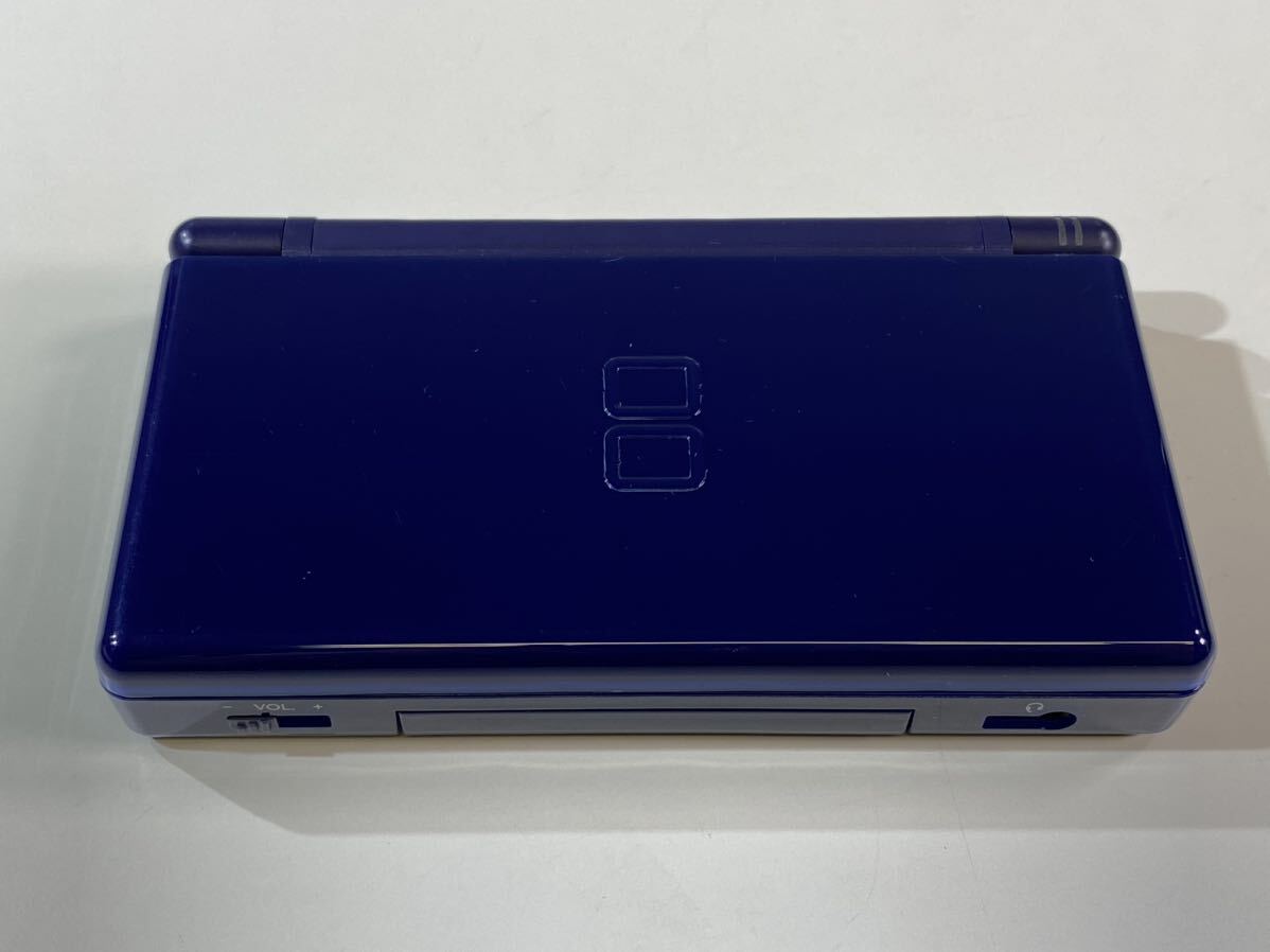 ★動作確認済み Nintendo DS Lite 任天堂 USG-001 ニンテンドー ニンテンドーDS ライト 箱説付 エナメルネイビー 中古品 管理TO329_画像3