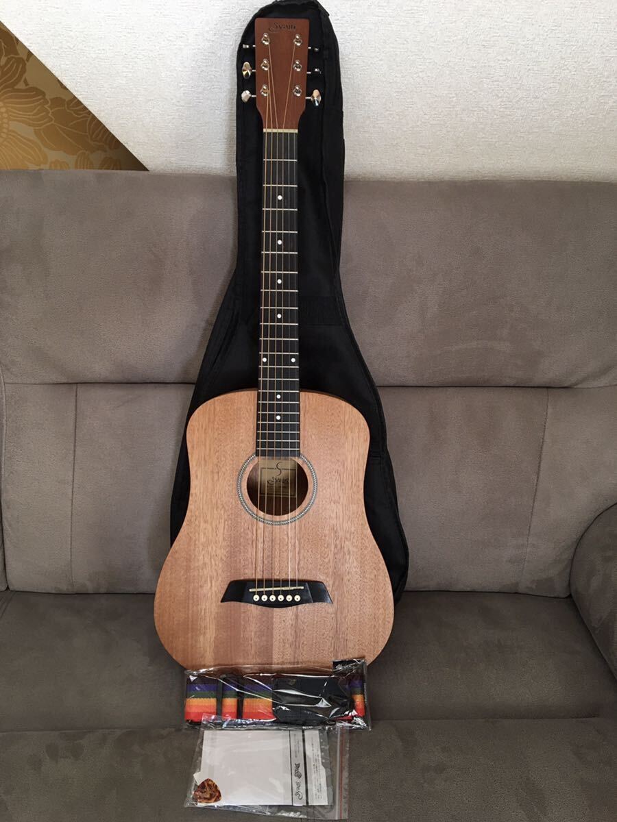 S.Yairi ヤイリ ミニアコースティックギター (ミニギター) Compact Acoustic Series YM-02/MH マホガニーの画像1