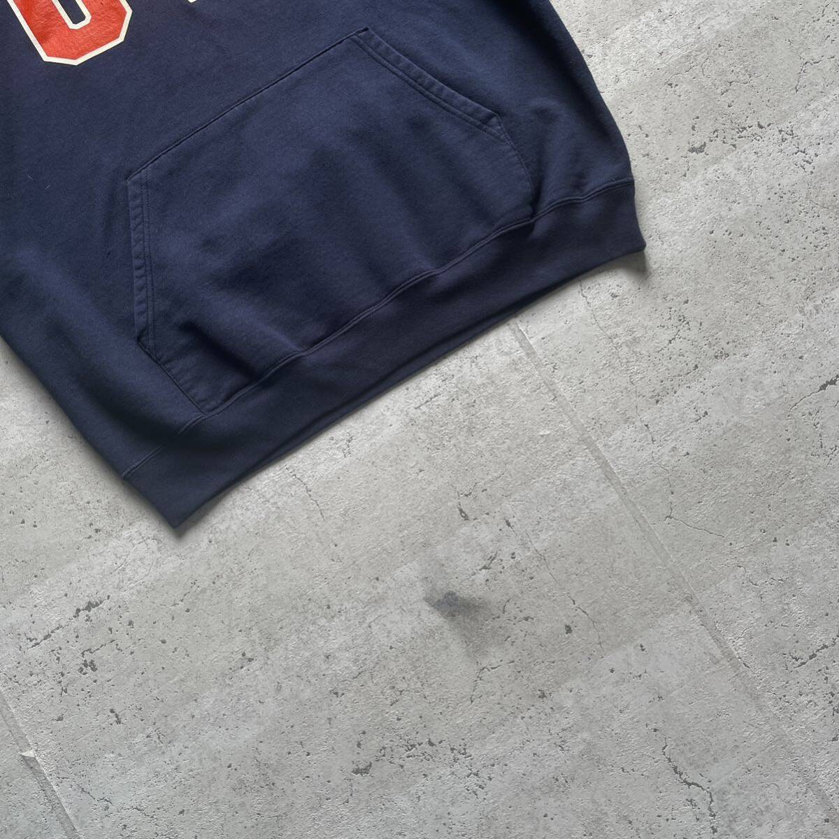 champion チャンピオン カレッジロゴ UVA プルオーバー パーカー ネイビー Lの画像6