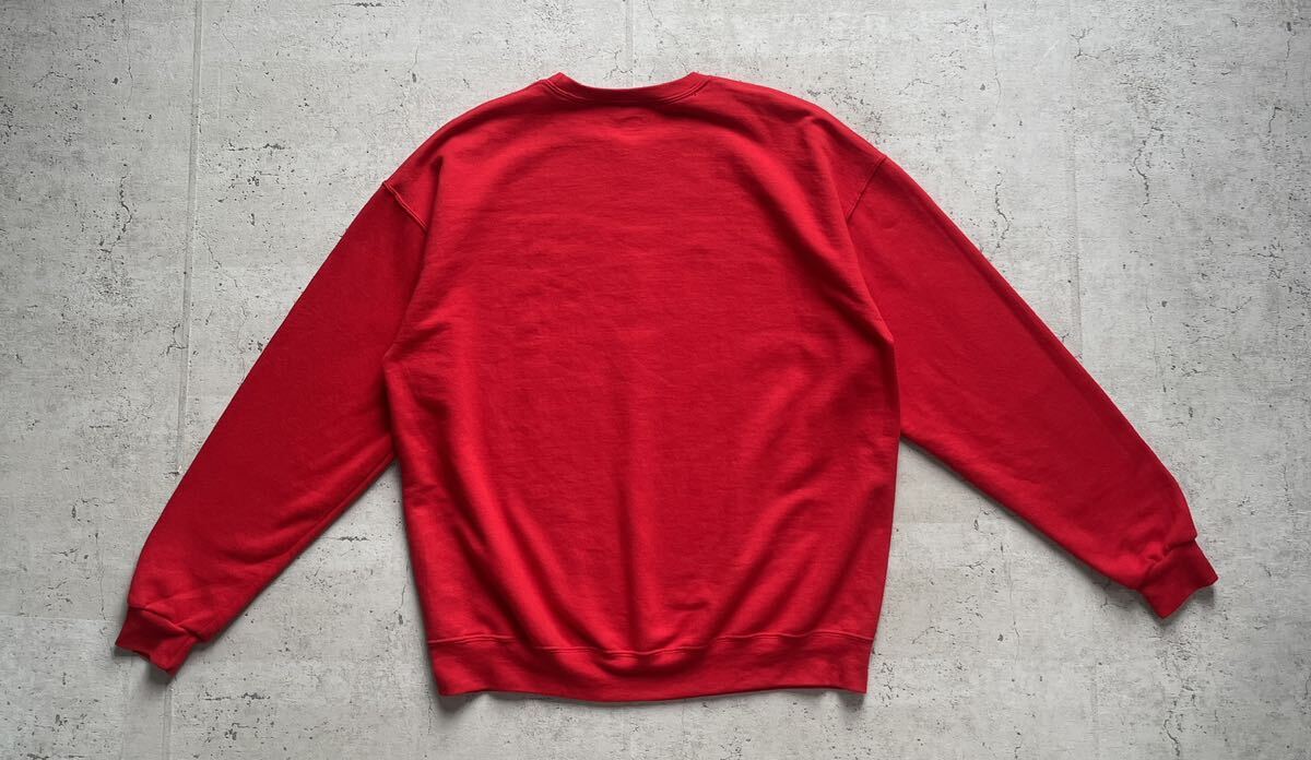 vintage 90's ATHLETIC WORKS カレッジロゴ TENNESSEE クルーネック スウェット トレーナー レッド XL_画像8