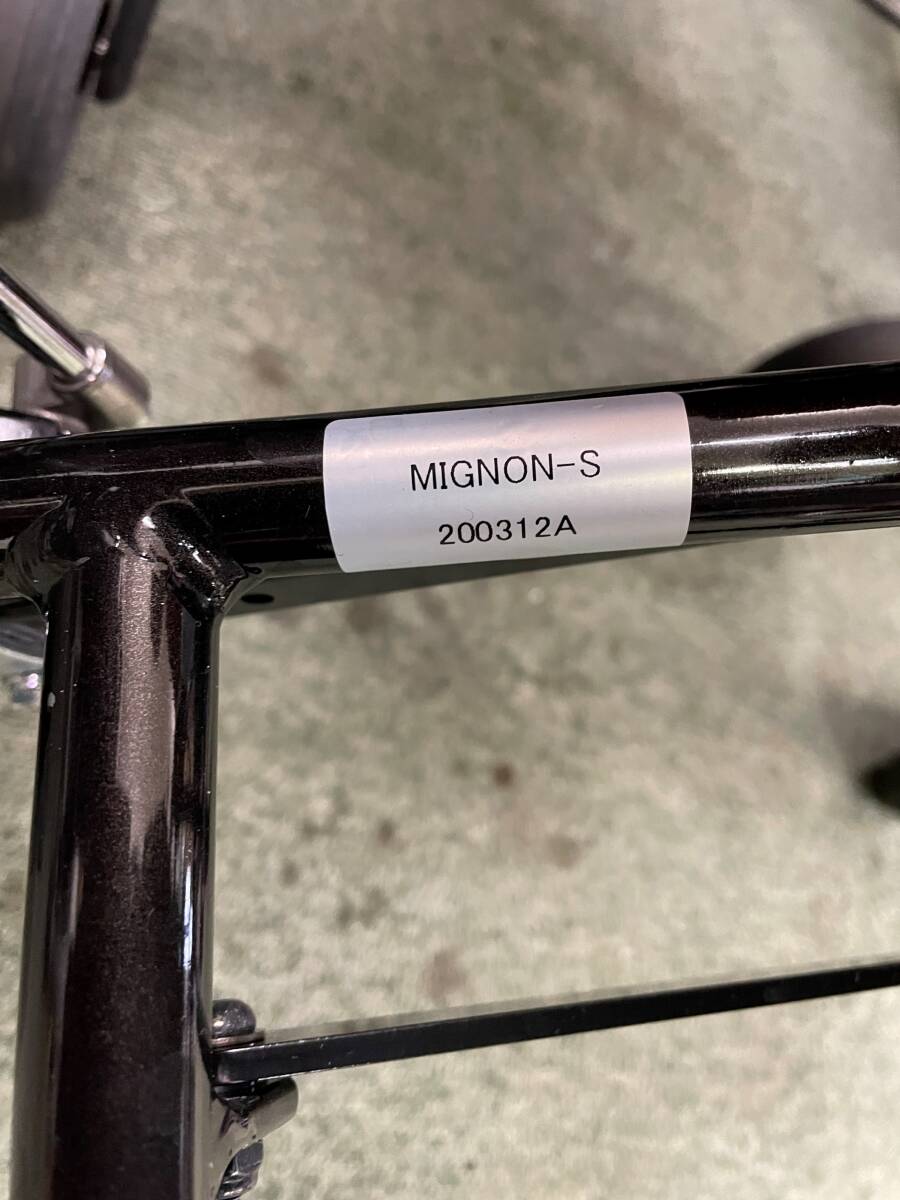 松永製作所・MIGNON-S・子供用車椅子・バギー・ティルト式・ミニョン ネイビー・軽量 11ｋｇ・持ち運び便利ですの画像10