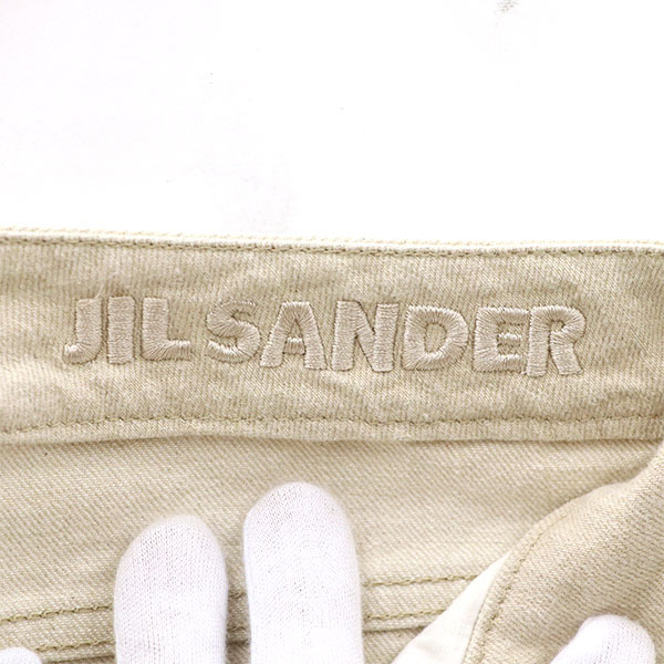 ジルサンダー JIL SANDER デニムパンツ コットン・ポリウレタン サンドベージュ サイズ25【yy】【中古】4000065801004406_画像6