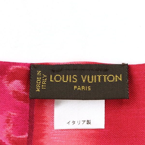 ルイヴィトン LOUIS VUITTON ツイリー スカーフ M74918 シルク100％ ピンク 【yy】【中古】4000010800300053_画像5