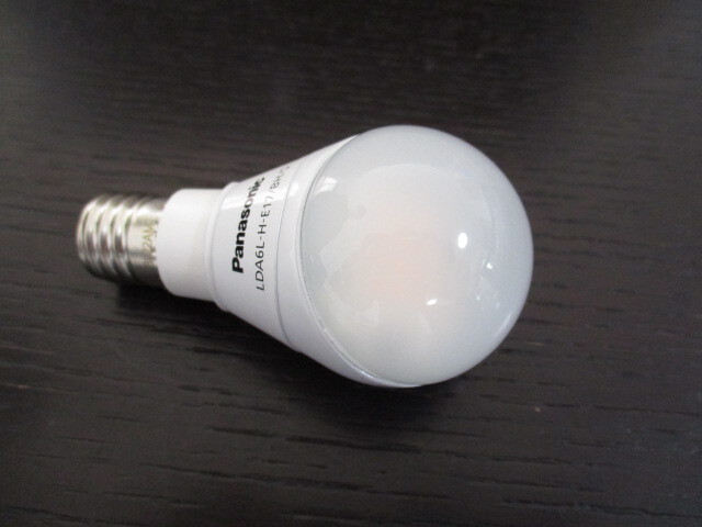 【中古品】パナソニック LED電球 口金直径17mm 電球40W形相当 LDA6LHE17BHS　☆2024H1YO2-TMS1K-64_画像6